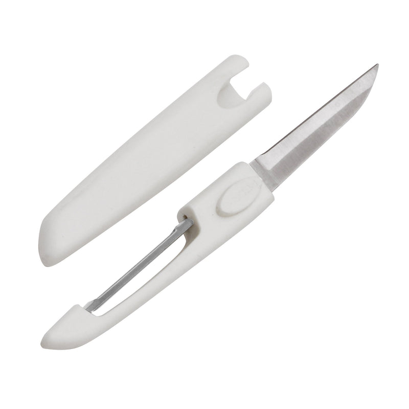 Sbucciatore e coltello doppio uso