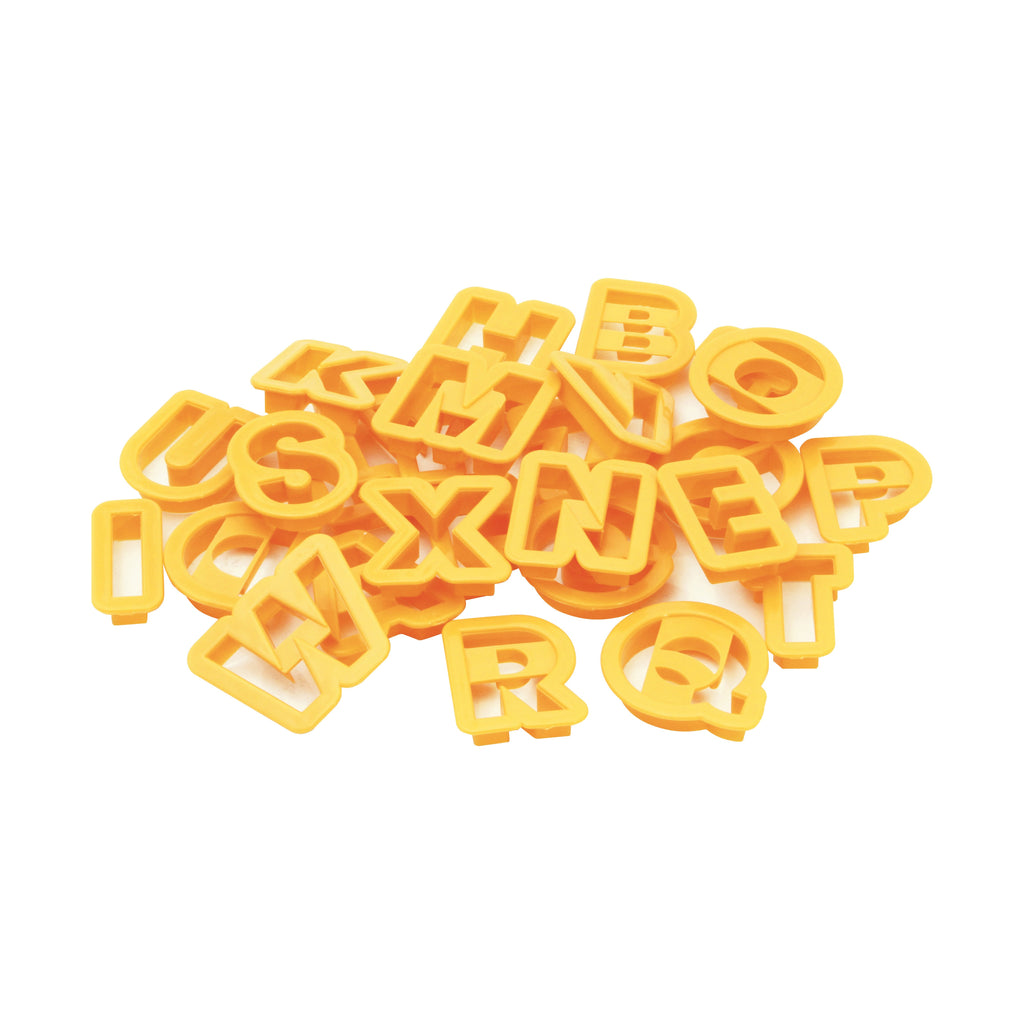 Tagliabiscotti lettere alfabeto, 26 pezzi