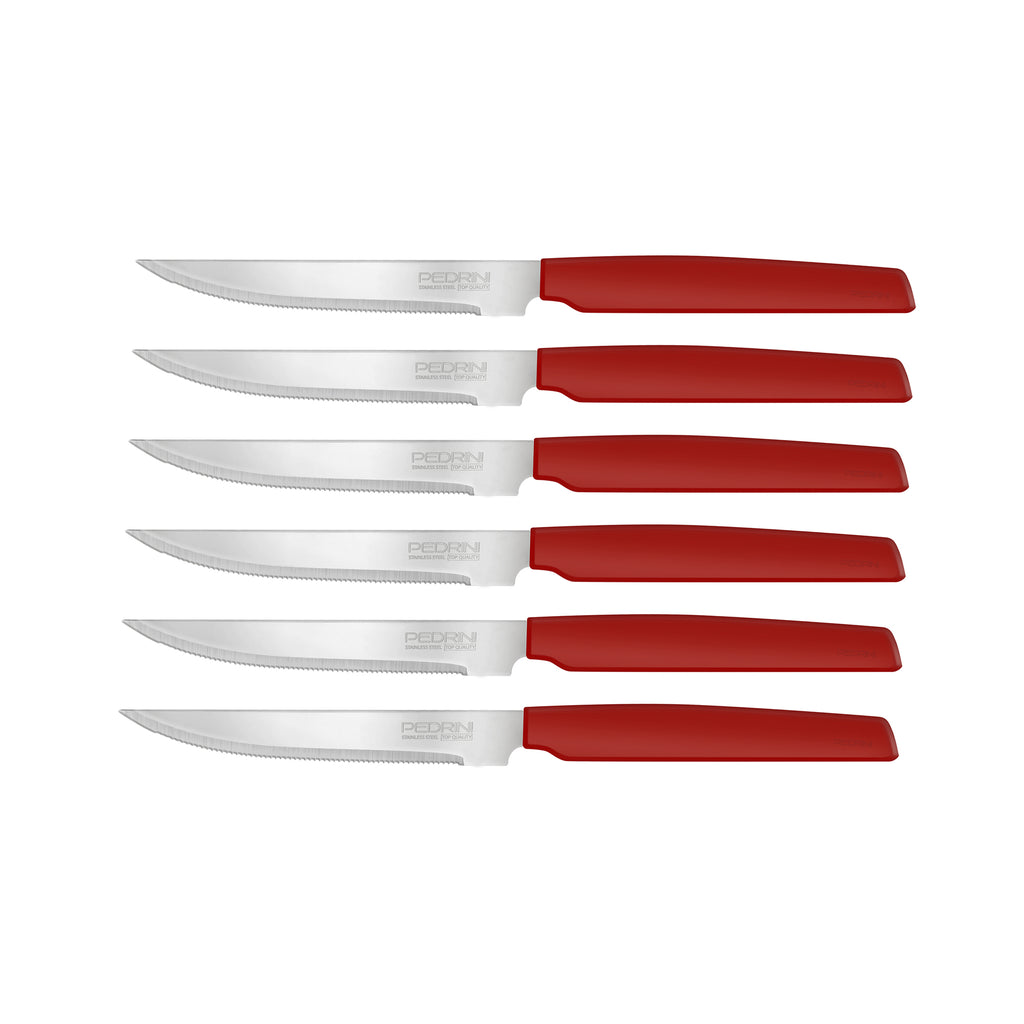 Coltelli da bistecca, rosso